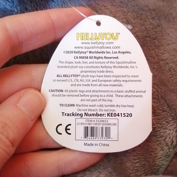 NWT Rare 2020 Casey the Candycorn witch bat squishmallow plush - Picture 7 of 7